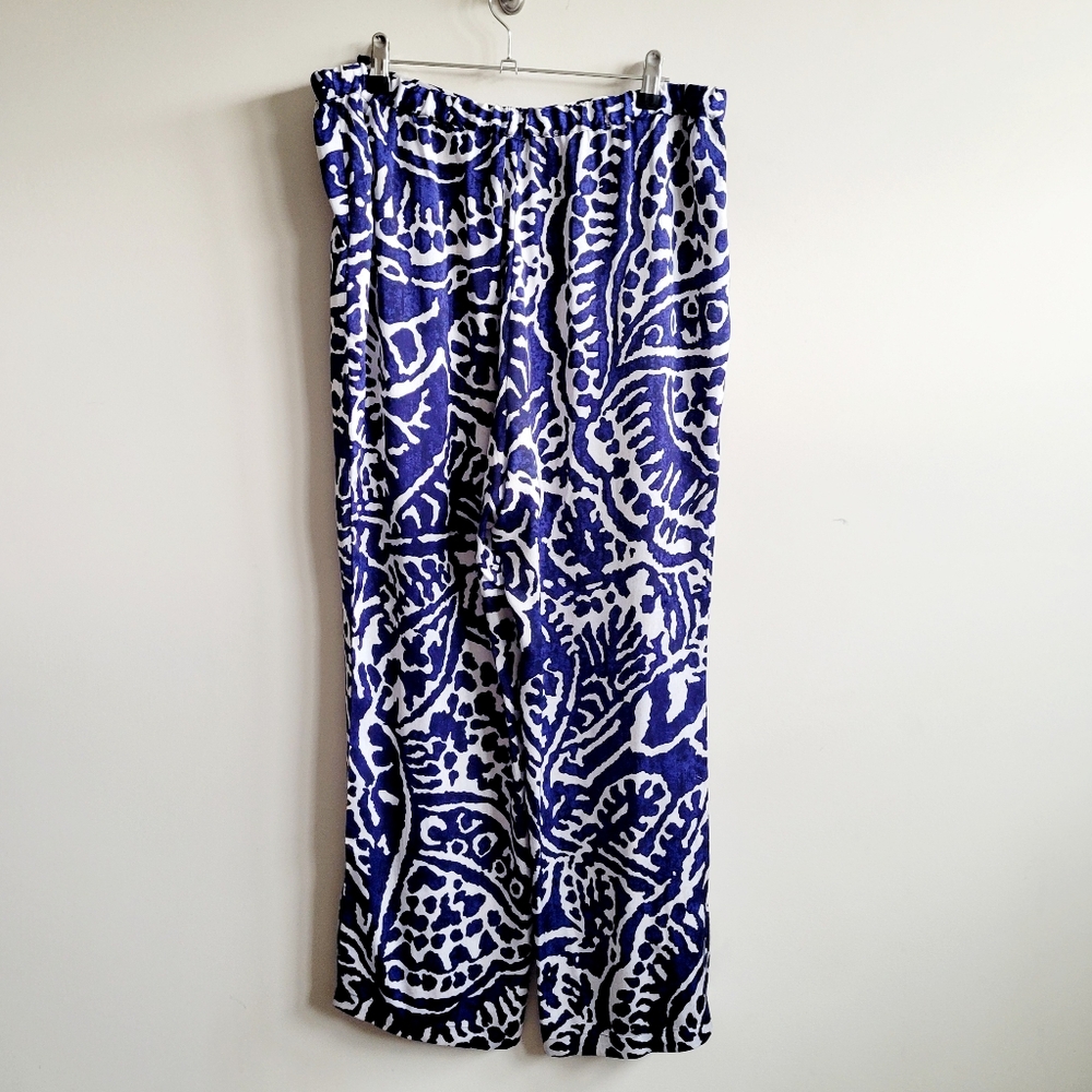 NIC+ZOE Indigo Stamp Pants - Picture 7 of 9